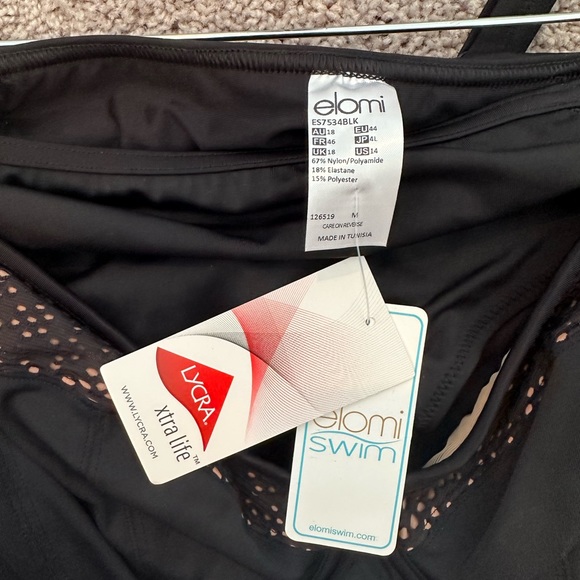 Elomi swim bikini top and bottoms - Picture 6 of 7